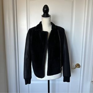 Amani Exchange - Faux Fur Jacket Small